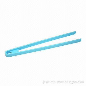 Extra Long Blue Silicone Kitchen Tongs